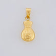 Pendant Money Bag 0.7 g / 3/4 in Yellow Gold 18K