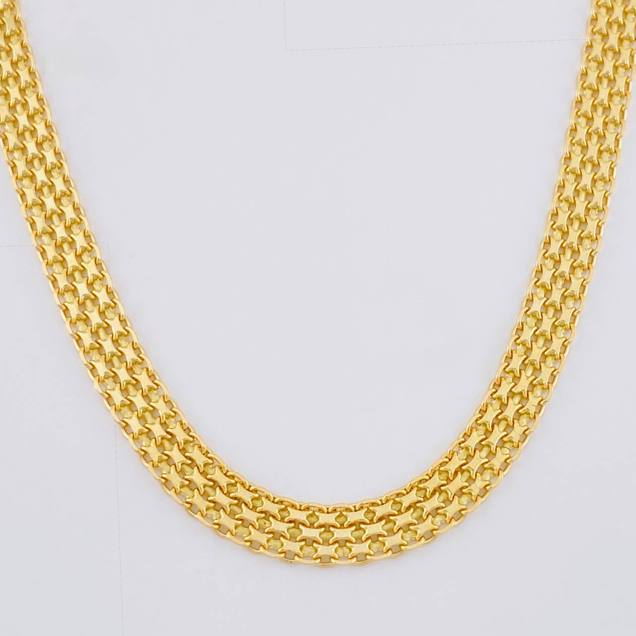 Cadena China 14.4g / 24 in / 6.8mm Oro Amarillo 18K