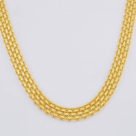 Cadena China 14.4g / 24 in / 6.8mm Oro Amarillo 18K