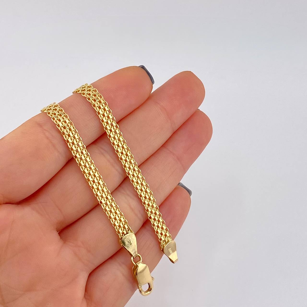 Cadena China 14.4g / 24 in / 6.8mm Oro Amarillo 18K