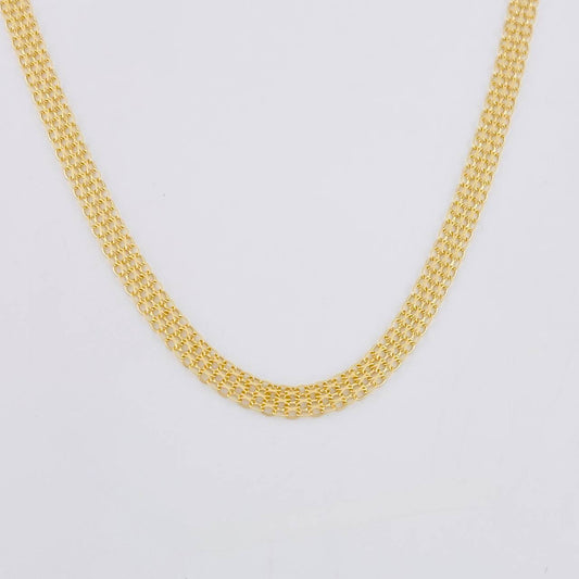 Cadena China 4.65 g / 45.2 cm / 3.6 mm Oro Amarillo 18K