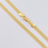 Cadena China 4.65 g / 17 3/4 in / 3.6 mm Oro Amarillo 18K