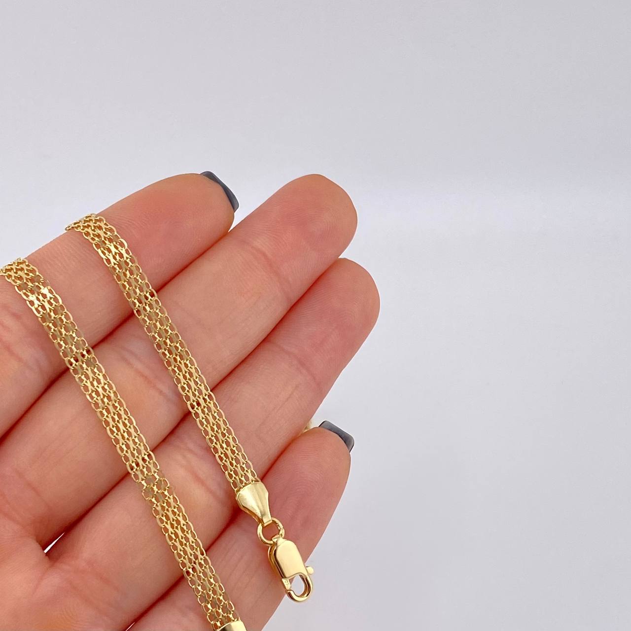 Bismark Chain 6.45 g / 19 3/4 in / 4.3 mm Yellow Gold 18K