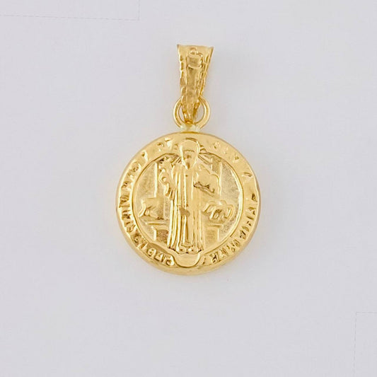 Dije San Benito 0.55 g / 3/4 in Oro Amarillo 18K