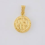Dije San Benito 0.55 g / 3/4 in Oro Amarillo 18K