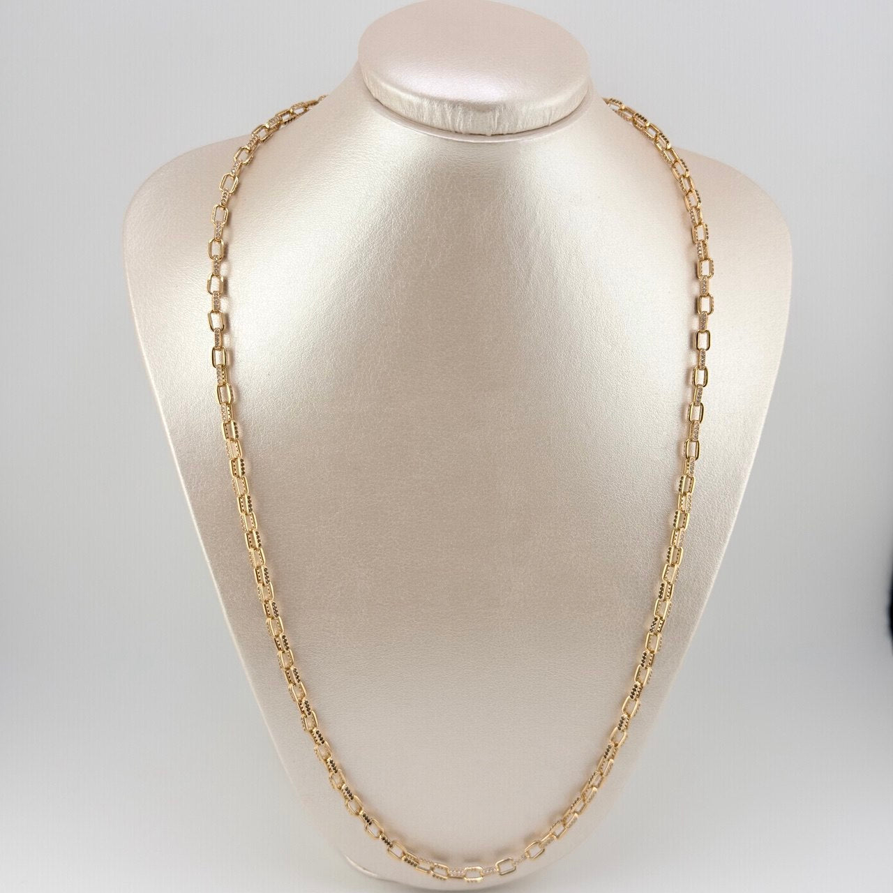 Cadena Cajon 30gr / 25 1/2 in / 4.3mm Oro Amarillo Nac.Esp. 18K ©