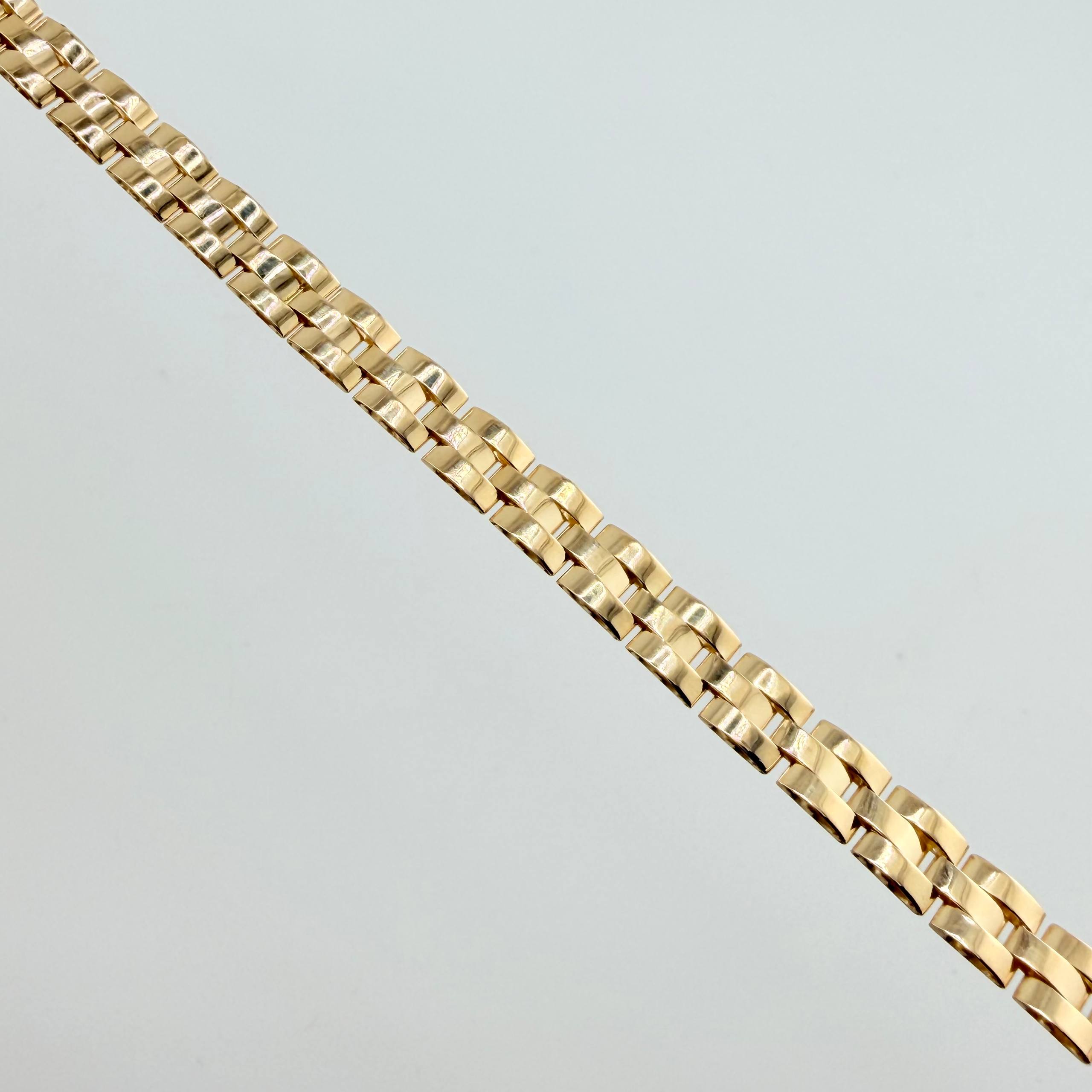 Pulso Correa 12.7gr / 8 1/4 in / 5.9mm Oro Amarillo +4 18K *