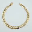 Pulso Cubano 6.95gr / 8 1/4 in / 6.6mm Oro Amarillo +4 18K ©