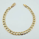 Pulso Cubano 6.95gr / 8 1/4 in / 6.6mm Oro Amarillo +4 18K ©