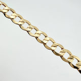 Pulso Cubano 6.95gr / 8 1/4 in / 6.6mm Oro Amarillo +4 18K ©