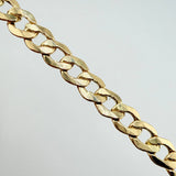 Pulso Cubano 10.65gr / 8 1/2 in / 7.7mm Oro Amarillo +4 18K ©