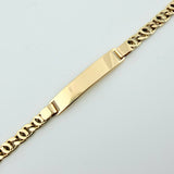 Pulso Lumachina Placa Rectangular 6.35gr / 8 1/2 in / 4.4mm Oro Amarillo +4 18K ©