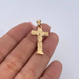 Dije Cruz Cristo 1.75gr / 3.2cm / Oro Amarillo 18K &
