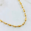 Cadena Rustica Cilindros 13.45gr / 23 1/2 in / Oro Amarillo 18K ©
