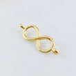 Infinity Charm 0.4gr / 1 in / 18K Gold