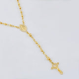 Miraculous Virgin Rosary Diamond Cut 7.4 g / 18 3/4 in / 3 mm - 4 mm 18K Yellow Gold
