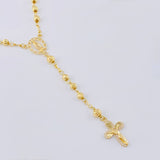 Rosario Virgen Guadalupe Diamantado 10 g / 20 3/4 in / 4 mm - 5 mm Oro Amarillo 18K