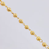 Rosario Virgen Guadalupe Corazones Diamantado 10 g / 19 3/4 in / 4 mm - 5 mm Oro Amarillo 18K