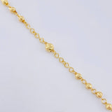 Rosario Virgen Guadalupe Diamantado 7.65 g / 18 3/4 in / 3 mm - 4 mm Oro Amarillo 18K
