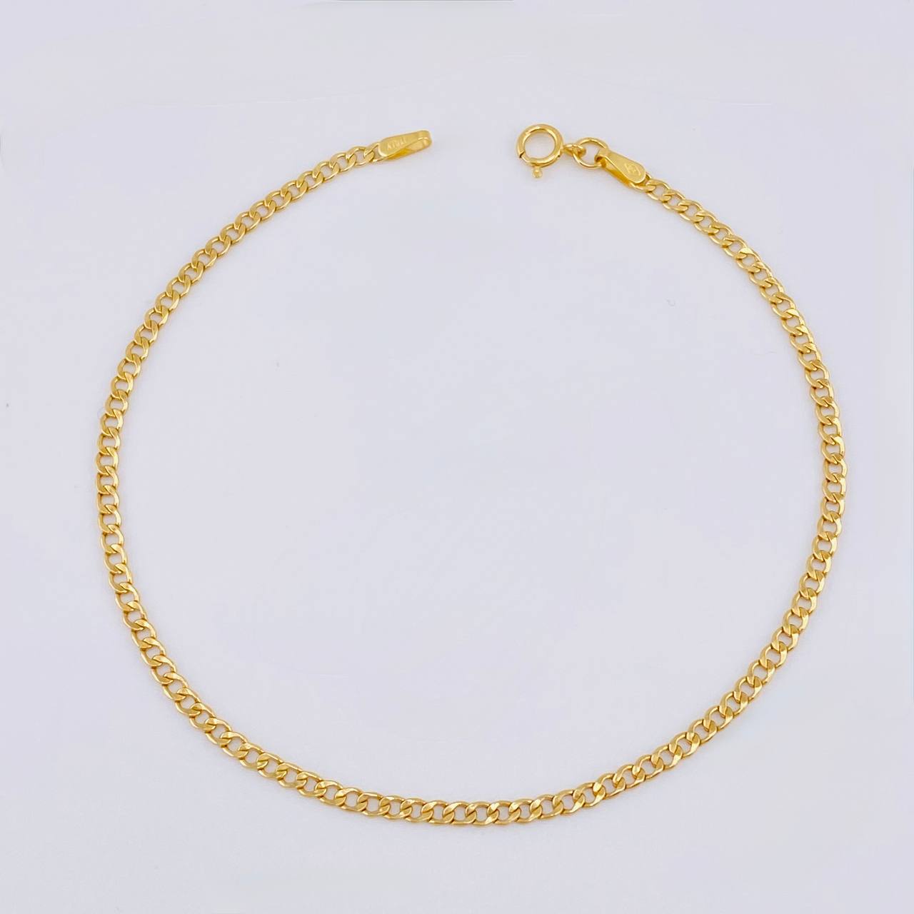 Pulso Cubano 0.85 g / 7 1/4 in / 2 mm Oro Amarillo 18K