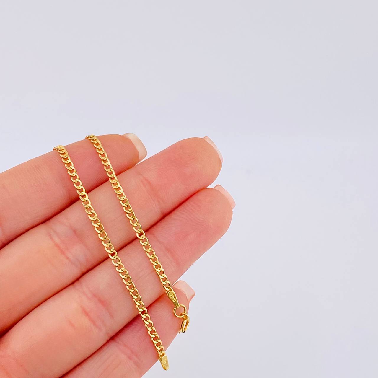 Pulso Cubano 0.85 g / 7 1/4 in / 2 mm Oro Amarillo 18K