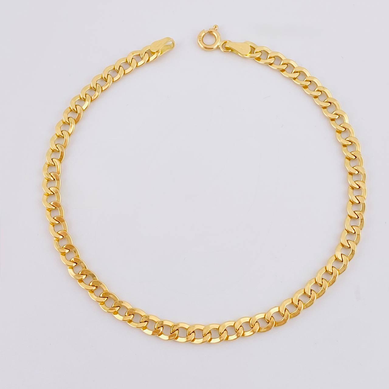 Pulso Cubano 2.7 g / 7 3/4 in / 4.2 mm Oro Amarillo 18K