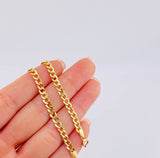 Pulso Cubano 2.7 g / 7 3/4 in / 4.2 mm Oro Amarillo 18K