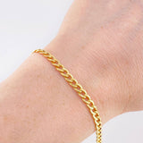 Pulso Cubano 2.7 g / 7 3/4 in / 4.2 mm Oro Amarillo 18K