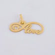 Dije Love Infinito 0.5 g / 1/2 in Oro Amarillo 18K