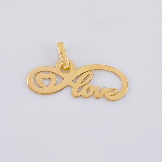 Dije Love Infinito 0.5 g / 1/2 in Oro Amarillo 18K