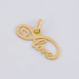 Dije Love Infinito 0.55 g / 1/2 in Oro Amarillo 18K