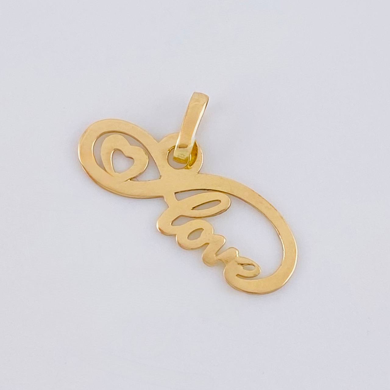 Dije Love Infinito 0.5 g / 1/2 in Oro Amarillo 18K