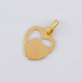 Dije Corazones Unidos 0.55 g / 3/4 in Oro Amarillo 18K
