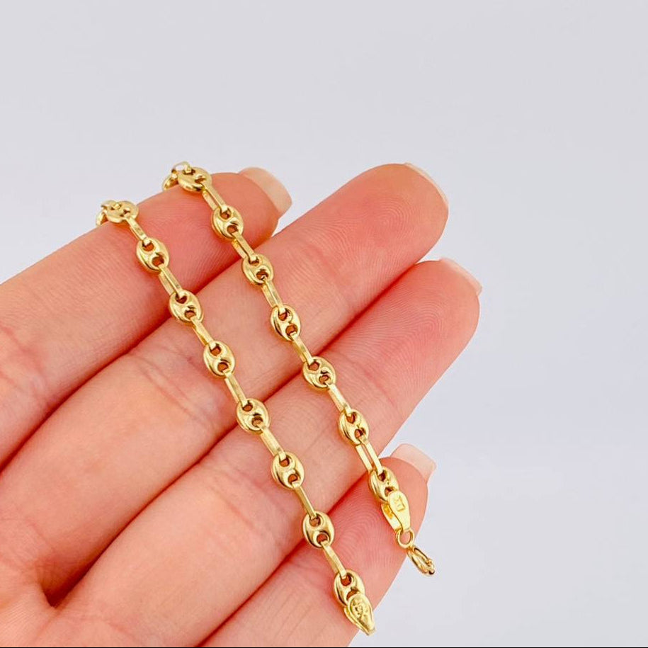 Bracelet Gc 2.55 g / 7 1/2 in / 3.9 mm Yellow Gold 18K