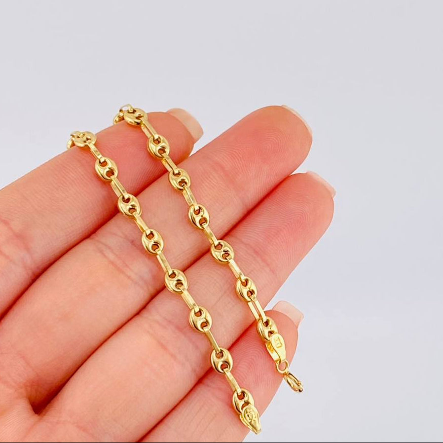 Bracelet Gc 2.1 g / 7 in / 3.9 mm Yellow Gold 18K