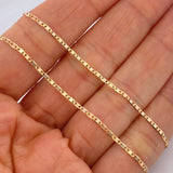 Flat Mariner Chain 1.95gr / 50cm / +3 18K Gold &