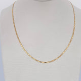 Flat Mariner Chain 1.95gr / 50cm / +3 18K Gold &