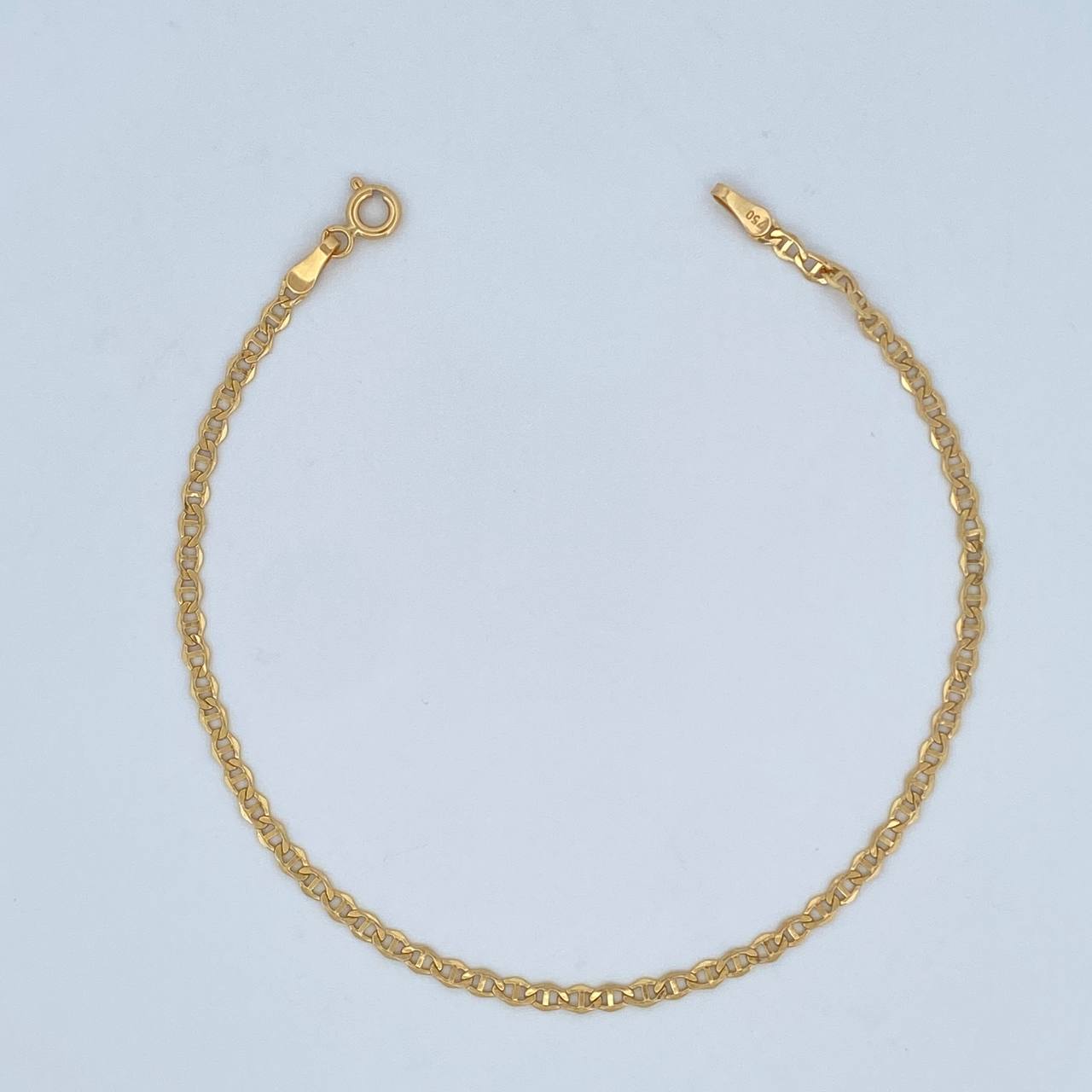 Flat Mariner Bracelet 1.3gr / 20cm / +3 18K Gold &
