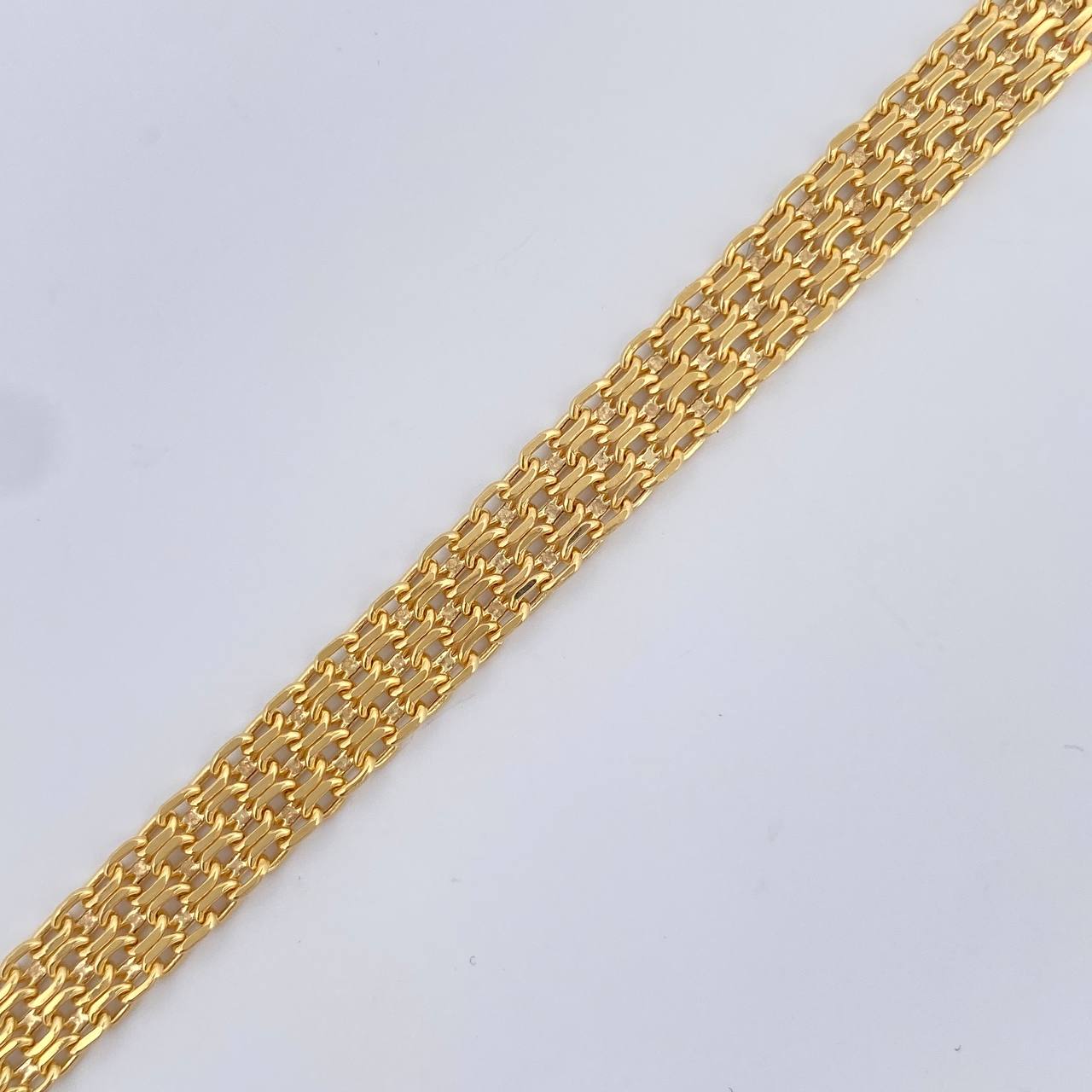 Chinese Bracelet 5.5gr / 7.5in / +1 18K Gold $