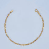 Pulso Figaro 1.1gr / 19.6cm / +1 Oro 18K &