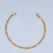 Figaro Bracelet 2.3gr / 7.5in / +1 18K Gold &