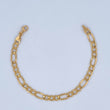 Figaro Bracelet 4.25gr / 7.5in / +0 18K Gold &