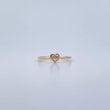 Heart Silhouette Ring 1.15gr / Size 7 1/4 / Smooth 18K Yellow Gold $