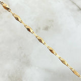 Rustic Chain Adige 10.55gr / 60cm / 4.6mm Textured Polished 18K Yellow Gold