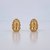 Virgin Guadalupe Stud Earrings 0.65gr / 18K Gold $