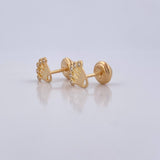 Topos Corona 0.85gr / 7mm Oro Amarillo 18K %