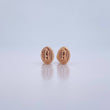 Stud Earrings Virgin Guadalupe 0.55gr / 18K Rose Gold &