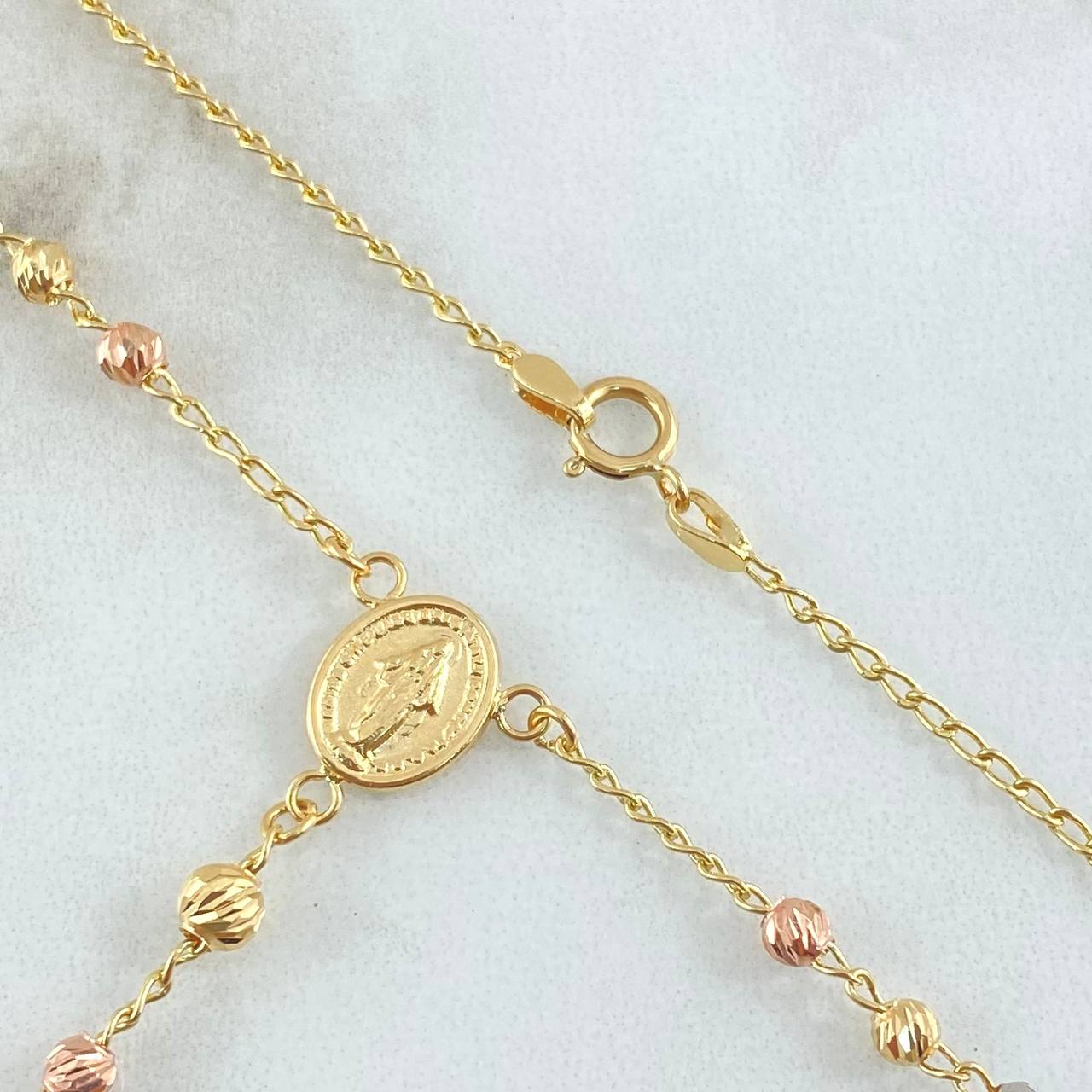 Miraculous Virgin Rosary 8.35gr / 60cm / 18K Gold