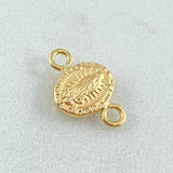 Herraje Virgen Guadalupe 0.35gr / 1.4cm / Oro Amarillo 18K