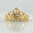 Crown Ring 15s 2.65gr / Size 5 1/4 / 18K Gold